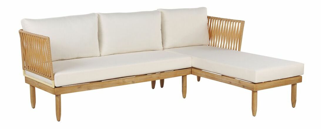 Záhradný set CORMA (krémová) (pre 5 osôb)