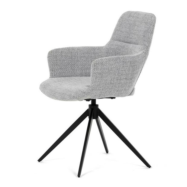 Jedálenská stolička Diamantal (sivá)