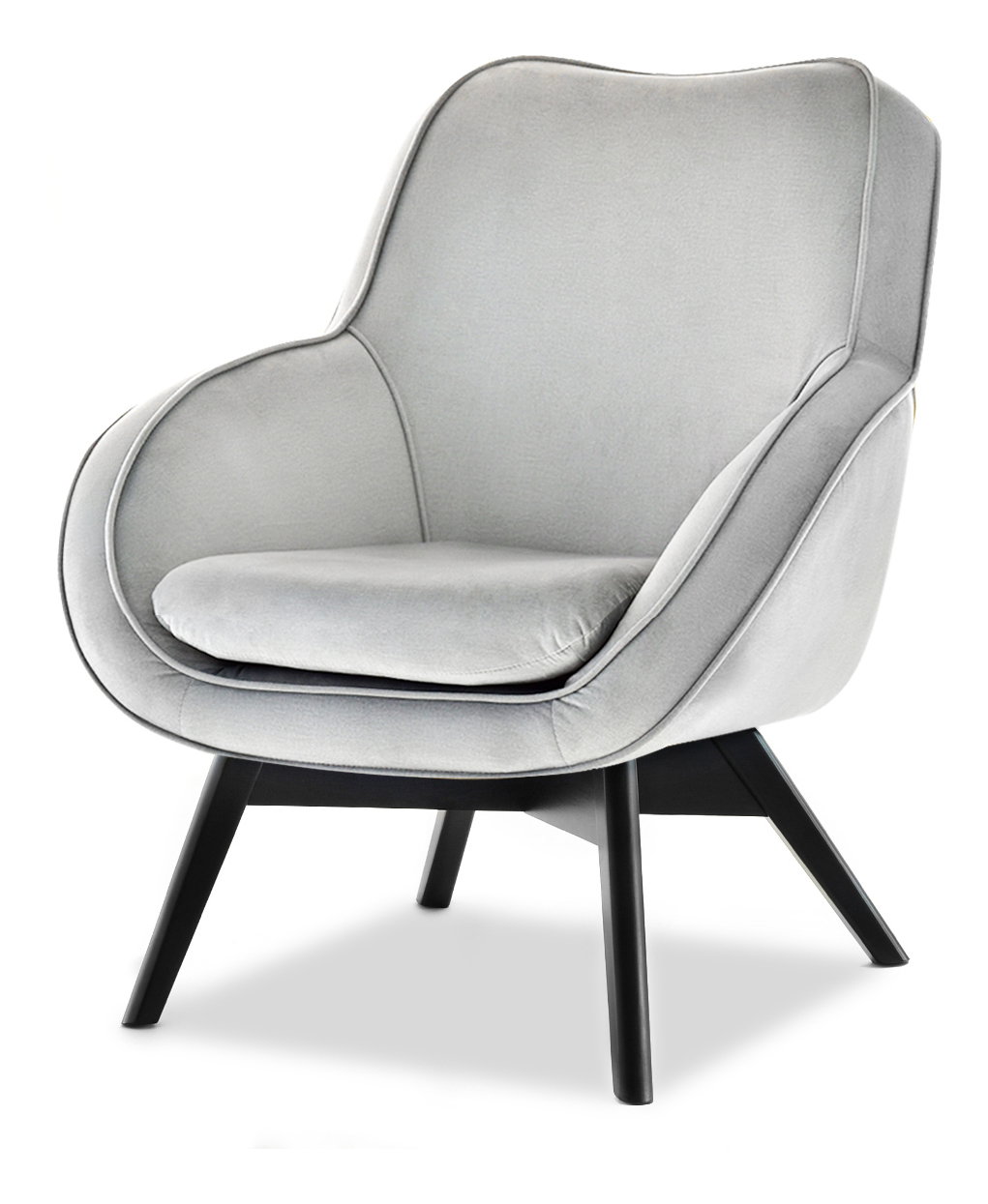 Fotoliu relax Merch (gri + negru)