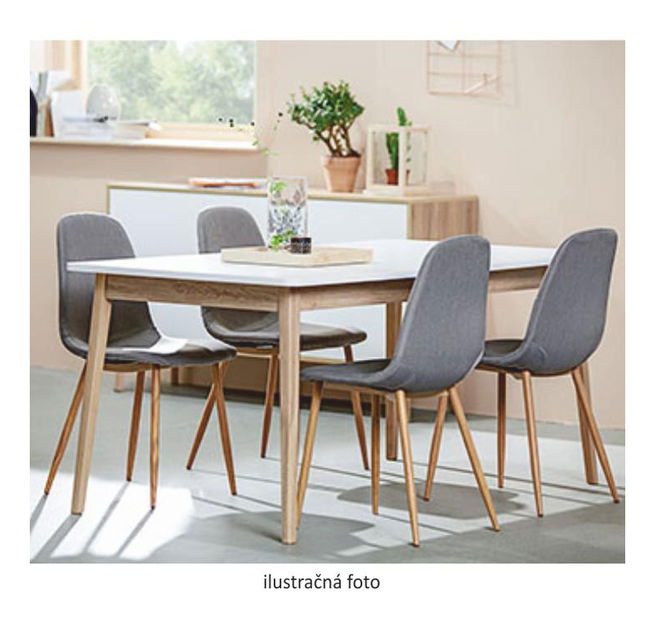 Scaun de sufragerie (4 buc.) Laga (Gri închis) *vânzare stoc