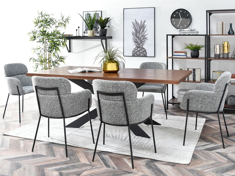 Szék Baggie K (szürke + fekete)