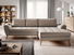 Rohová sedacia súprava Midas  (hnedosivá)