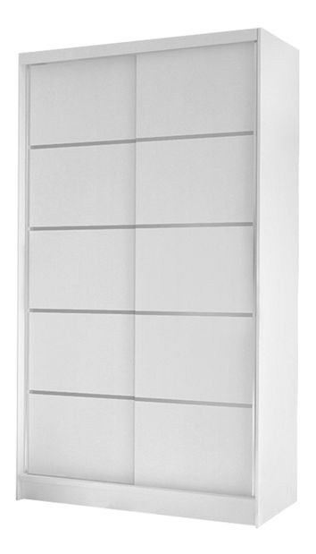 Ormar za garderobu Master IV (bijela + sonoma)