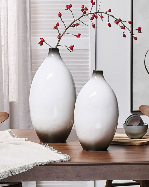 Vază 36 cm Brigitte (Alb)