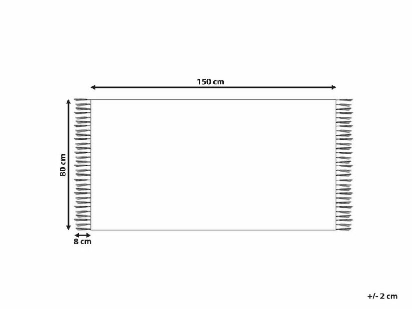 Szőnyeg 80 x 200 cm Midal (kék)