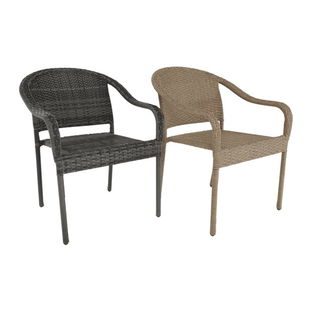 Záhradná stolička Blingo (sivá)