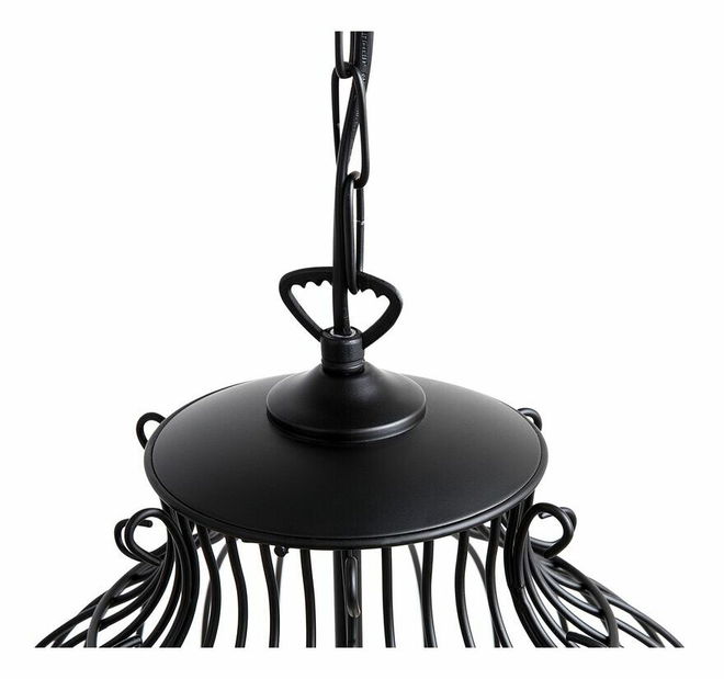 Závesná lampa Henty (čierna)