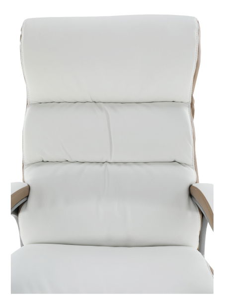 Uredska fotelja Apa (bijela + smeđa) 