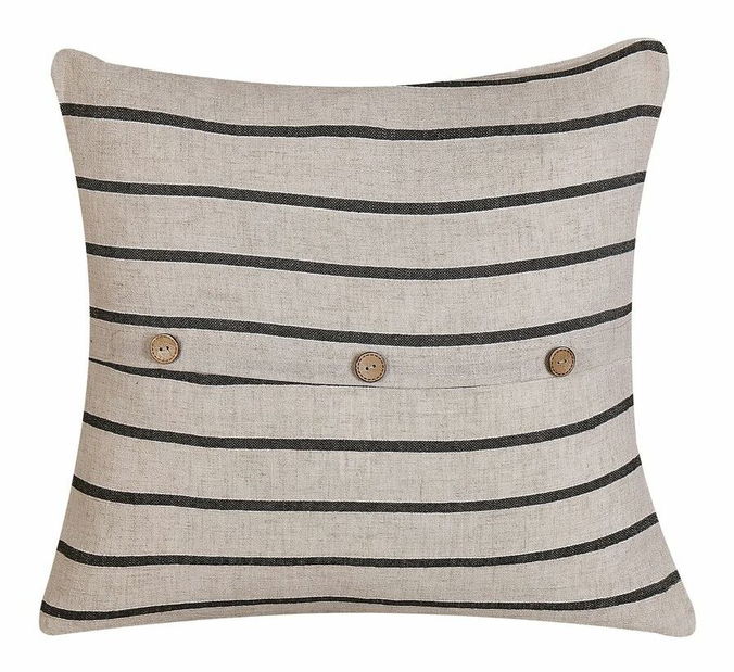 Sada 2 ozdobných vankúšov 43 x 43 cm Cyna (béžová)