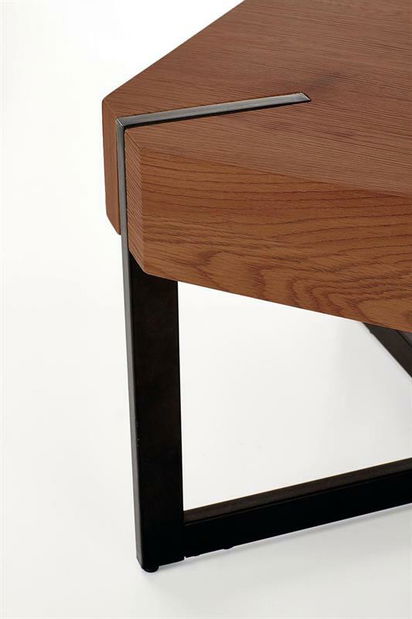 Dohányzóasztal Ladolce (dió + fekete)