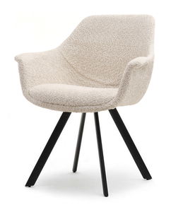 Stolička Mirabell (svetlobéžová + čierna)