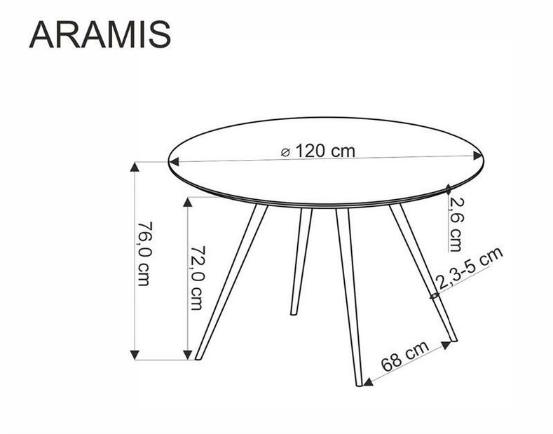 Étkezőasztal Artemiso (fehér) (4 személy számára)