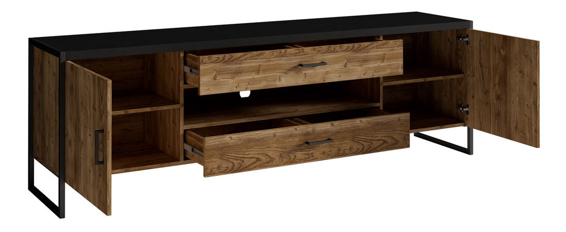 Masă TV Taren Typ 40 (molid + negru)