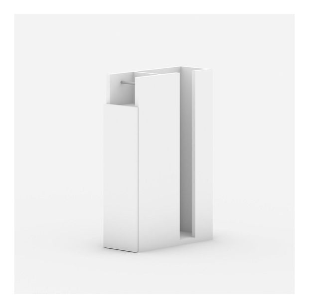 Dulap de haine Paige (Alb)