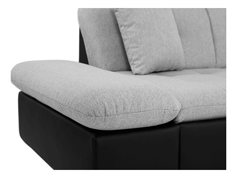 Rohová sedacia súprava s funkciou spania Raphael (P) (ekokoža Soft 011 + Lux 06 + Lux 5)