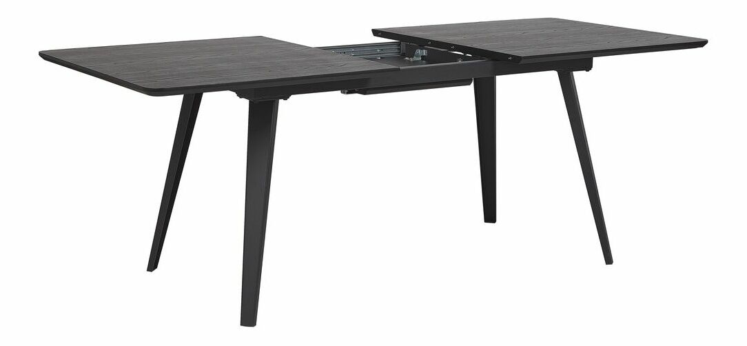 Jedálenský stôl IRVINUS (čierna) (pre 6 až 8 osôb)