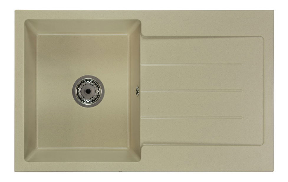 Kuchynský drez Ruxom (béžová) (s 2 otvormi pre batériu) (P)