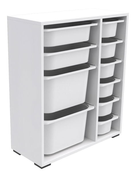 Organizator za igračke Dremonka 10 (bijela)