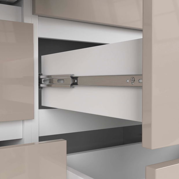 Komód Kapil II (fényes cappuccino)