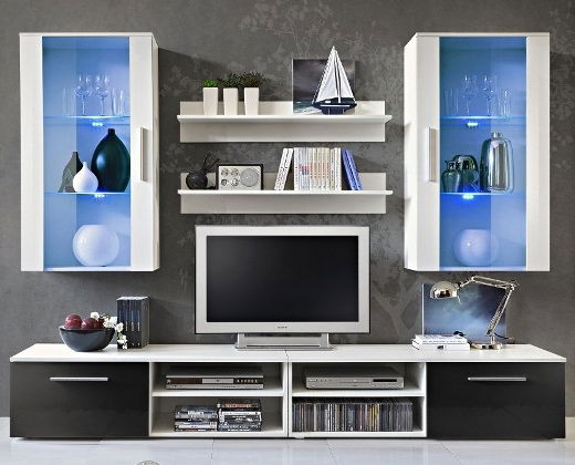 Obývacia stena Gorefield 23 WSHWH GG (s osvetlením)