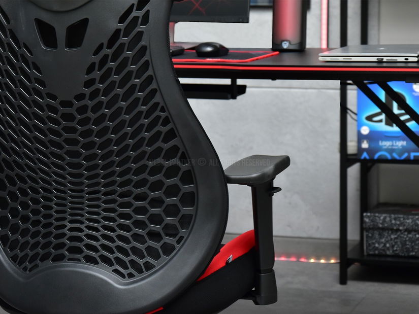 Fotel Icco (piros + fekete)