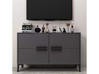 TV asztal/szekrény Kipobu (antracit) 