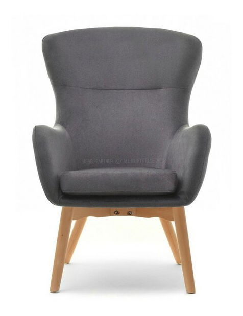 Fotel Leto (grafit + fekete)