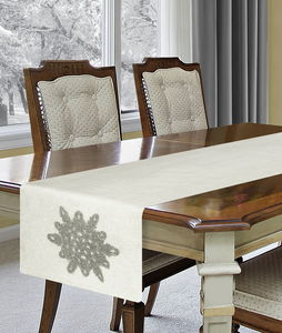 Stolnjak 40X140 cm Snow (krem + srebrna) (1 kom)