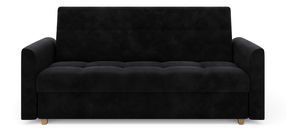 Pohovka dvojsedačka Luna (čierna)