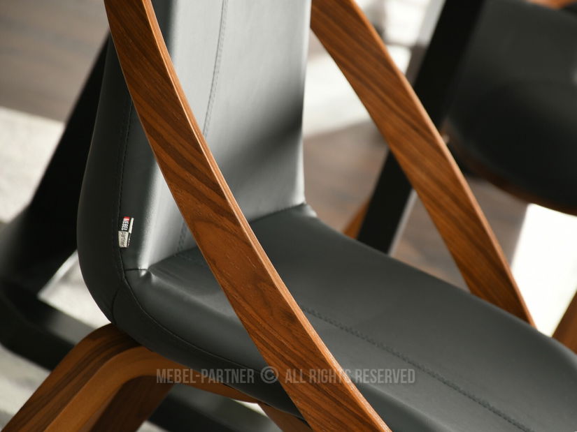 Stolička Lila K (čierna + orech)