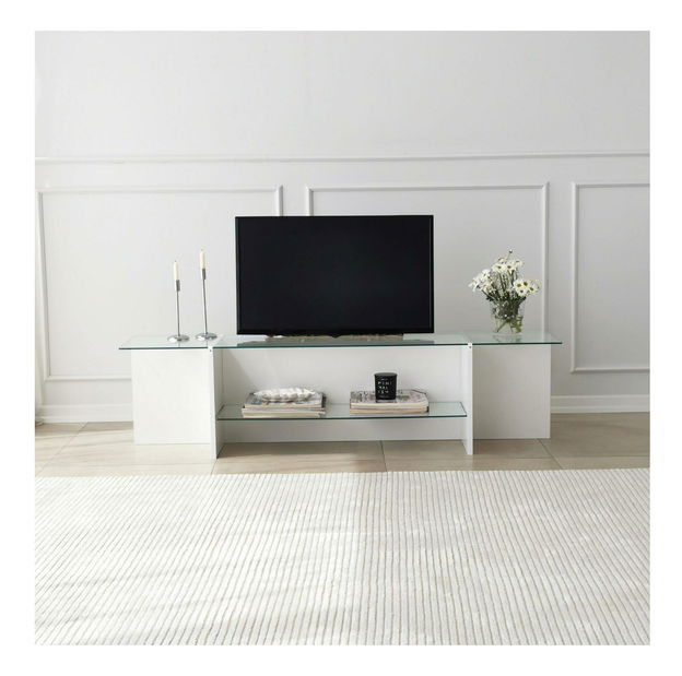 TV asztal Dosada (fehér) 