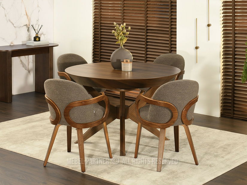 Scaun sufragerie Midieron (maro)