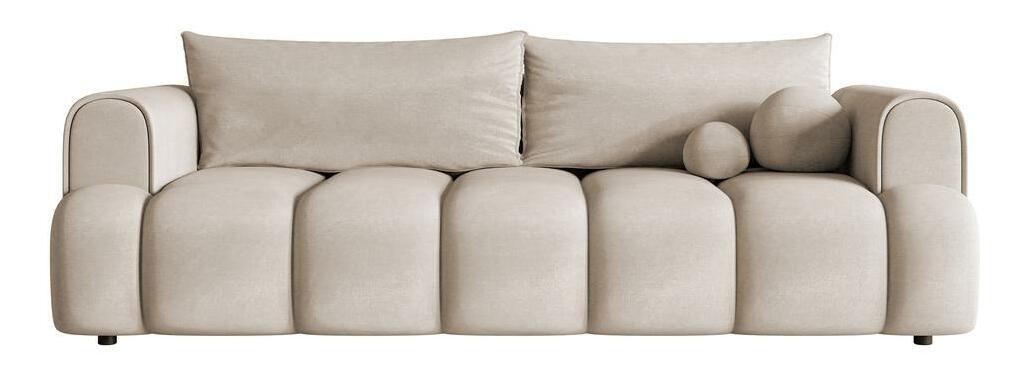 Canapea trei locuri Didier (bej + negru)