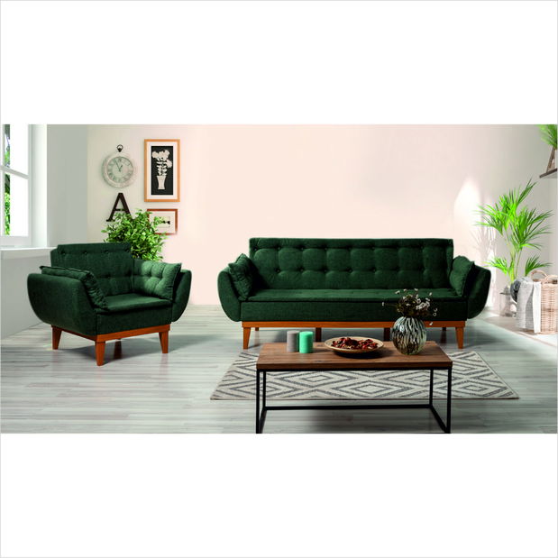 Sedacia súprava 3+1 Fanny (Zelená)