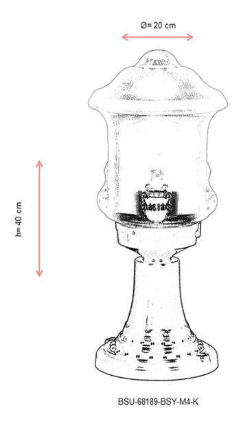 Vonkajšie nástenné svietidlo Dermot (čierna)