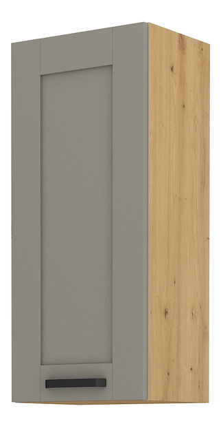 Dulap superior de bucătărie Lucid 40 G 90 1F (Stejar artisan + claygrey)