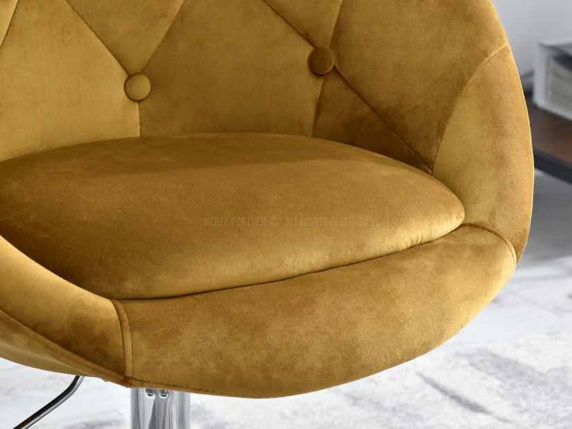 Fotoliu Lush 4 (auriu + crom)