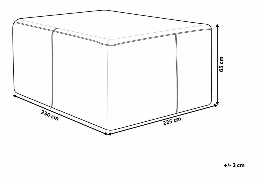 Védőponyva GERENA (poliészter) (szürke)