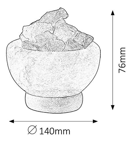Dekorativna svjetiljka Fuji 4097 (smeđa)