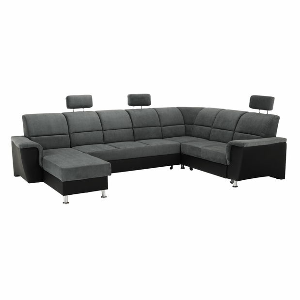 Colțar U Stan (negru + Gri închis) (D)