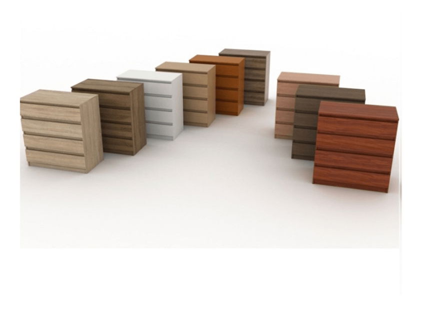 Comodă Hannah New 04 (îngustă) (Stejar sonoma)