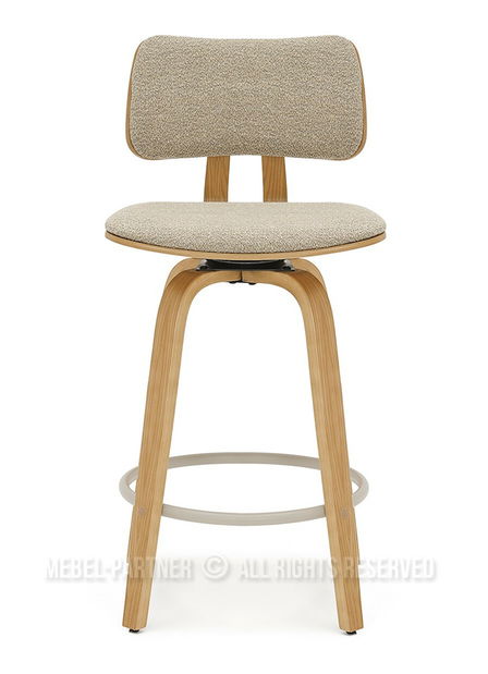 Scaun bar CH64 (bej + stejar)