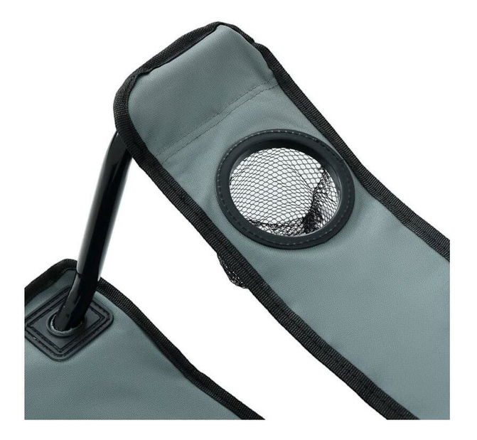 Kempingová stolička Futo (sivá + modrá)