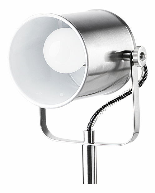 Stolná lampa Kaston (strieborná)