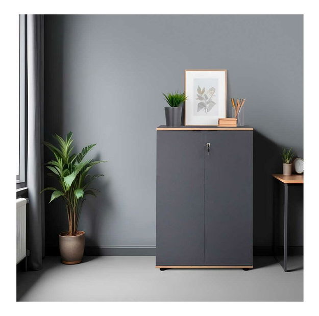 Ormarić Vabene 2 (antracit)