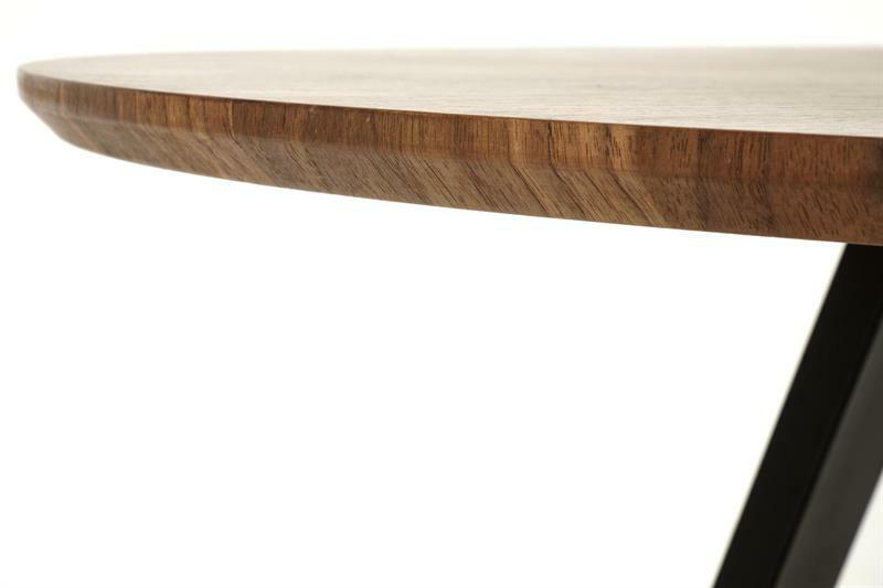 Blagovaonski stol Edgaro (hrast zlatni + crna) (za 4 osobe)