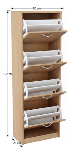 Ormarić za obuću (ormarić za cipele) Kerjat Tip 3 