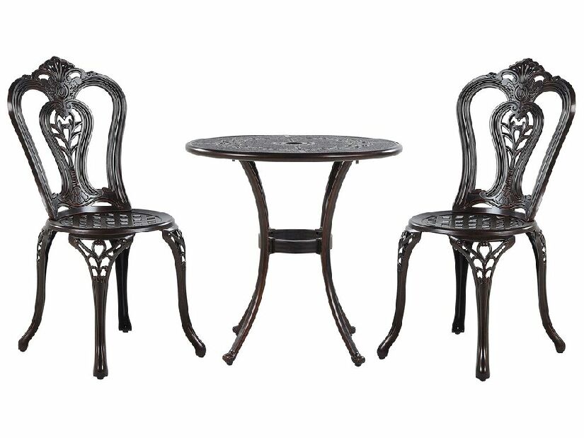 Set mobilier de grădină BOMELLE (maro) (pentru 2 persoane)