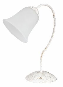 Stolna lampa Fabiola 7260 (antička bijela + opalno staklo)