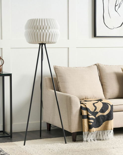 Stojanová lampa Hunza (biela)